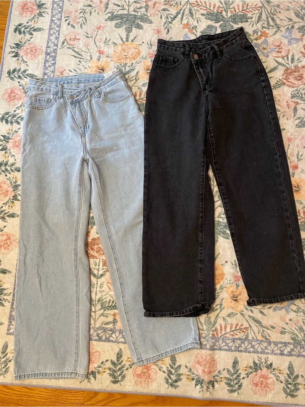 Shein Asymmetrical Petite Jeans (2)